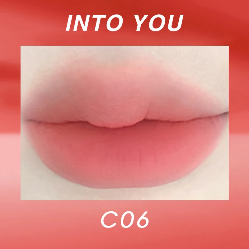 INTO YOU  Matte Condensed Fog Lip Matt Lip Gloss 3 New shade Cosmetic Lip Glaze Long Lasting Lip Tint Lips Makeup