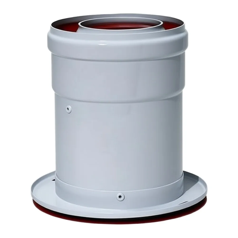 Vertical Flue Tray Elbow 14cm Aluminum Galvanized Steel For Bosch Wall Mounted Condensing Boiler For Exhaust Pipe Base Fitting