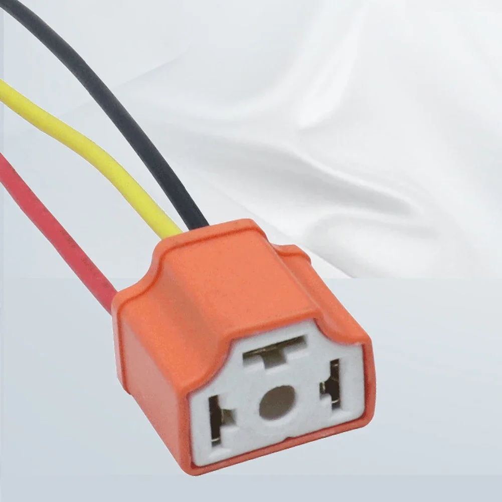 Vehicle Maintenance H4 LED Sockets PVC Wire Connector Quick Installation Wear-resistant High-quality Materials