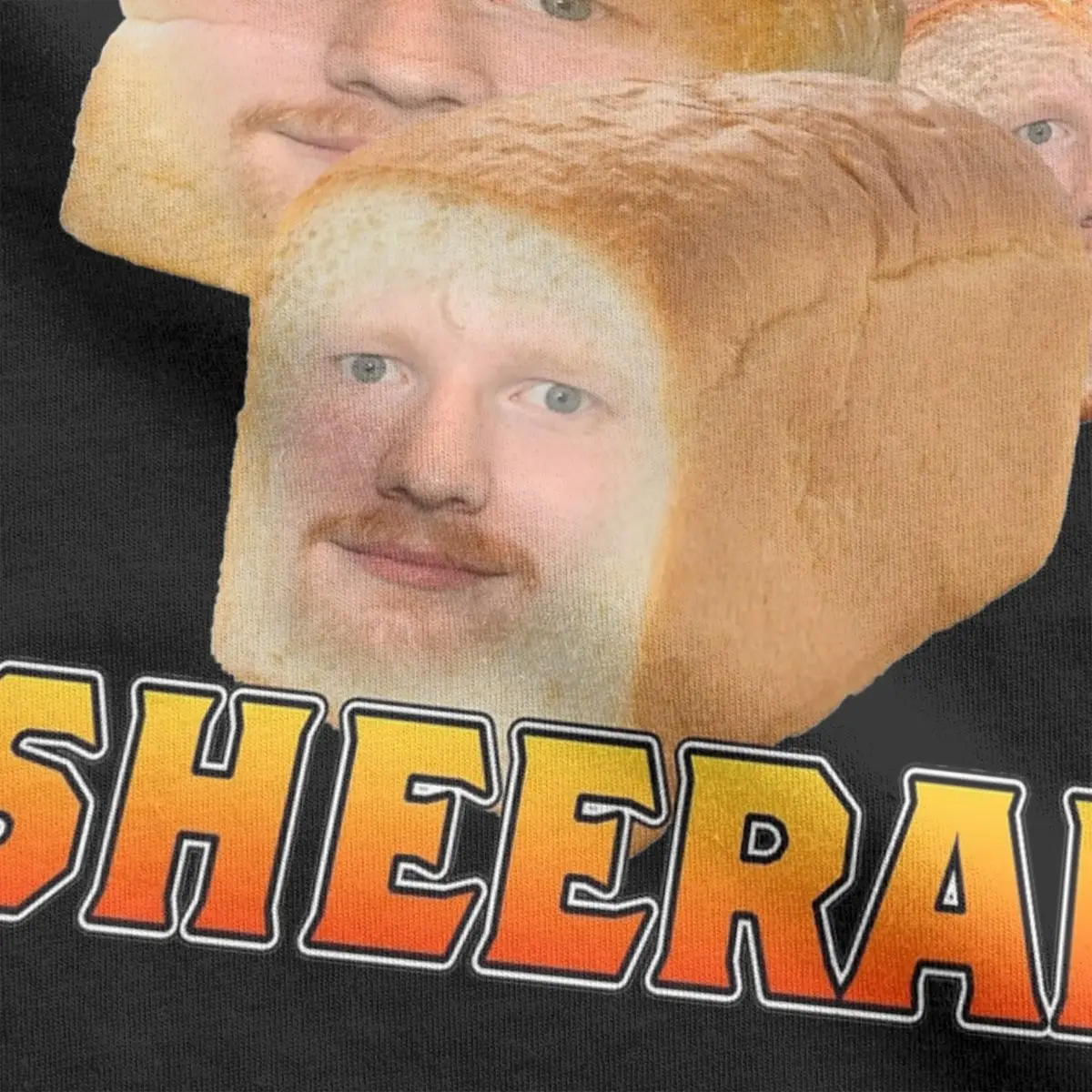 الرجال تي شيرت الخبز الصبي إد شيرانز ميمي مضحك القطن تي شيرت قصير الأكمام تي شيرت س الرقبة الملابس هدية فكرة