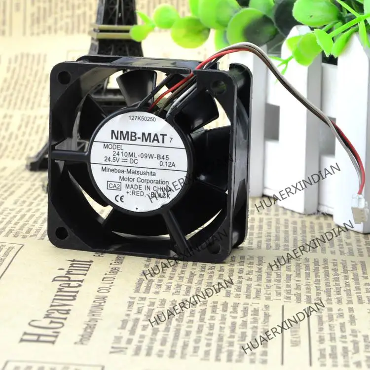 

New 2410ML-09W-B45 6025 24.5V 0.12A Cooling Fan Assembly Kit