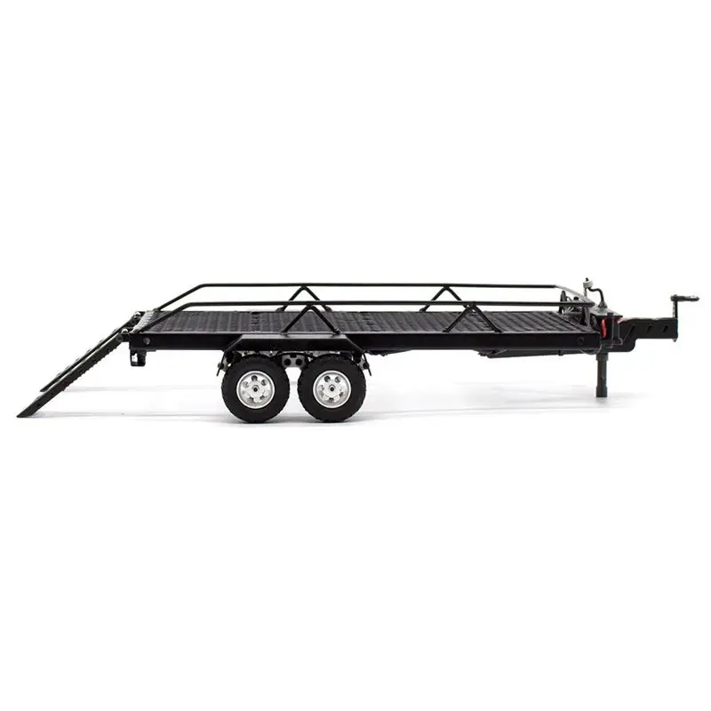 FBIL-RC Car Upgrade Metal Lifting And Lowering Trailer Frame With Lamp Group Kit For 1/18 Trx4m Scx24 Fms24 RC Accessories
