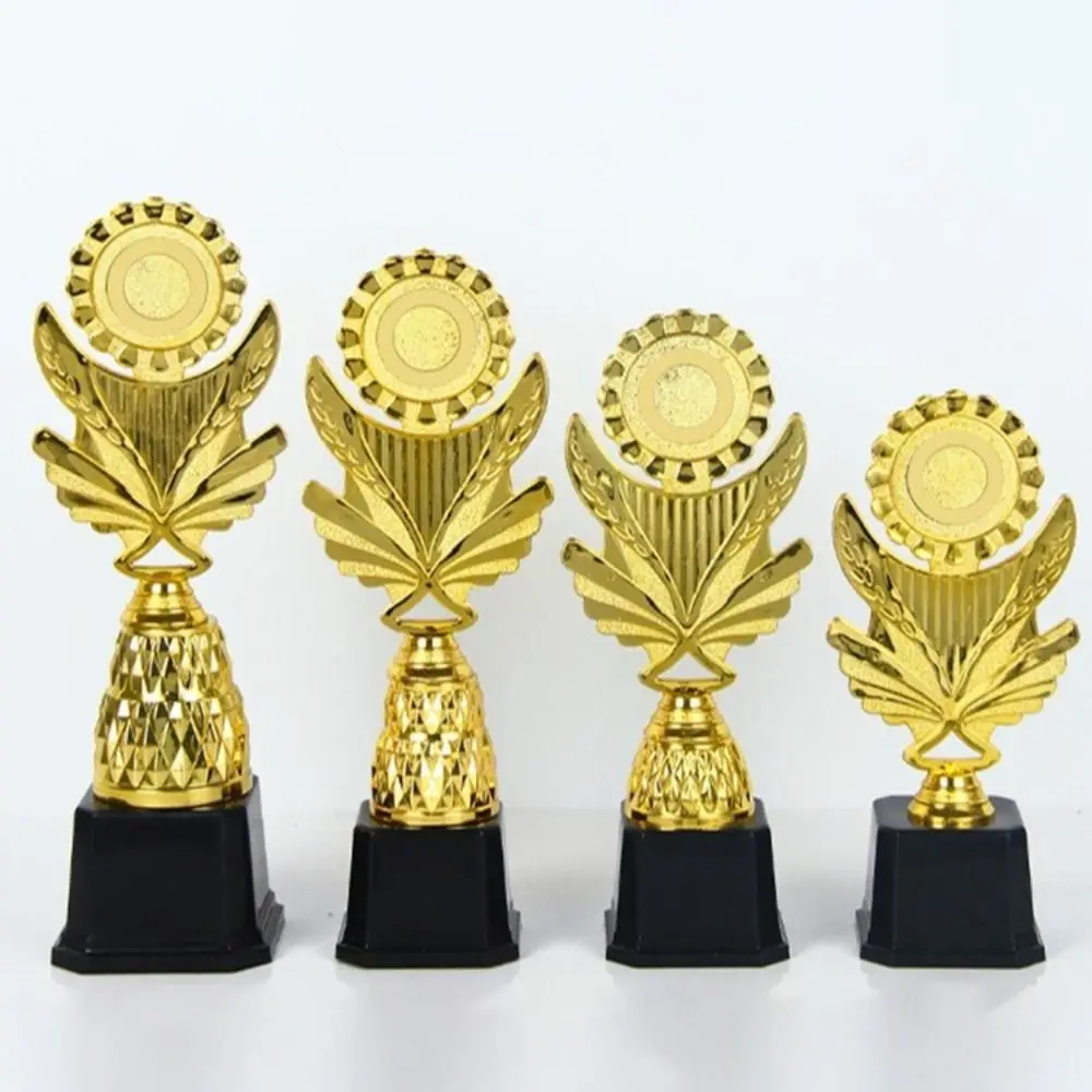 Golden Award Trofee Zingen Dansen Competitie Plastic Beloning Prijsbeker Sportspel Souvenir Winnaar Award Trofee