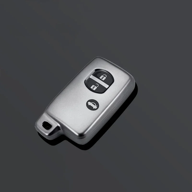 Grey Tpu Car Key Case For Toyota Aqua RAV4 Land Cruiser Camry Prado Corolla Prius Cover Keyless Remote Fob 2013 2014