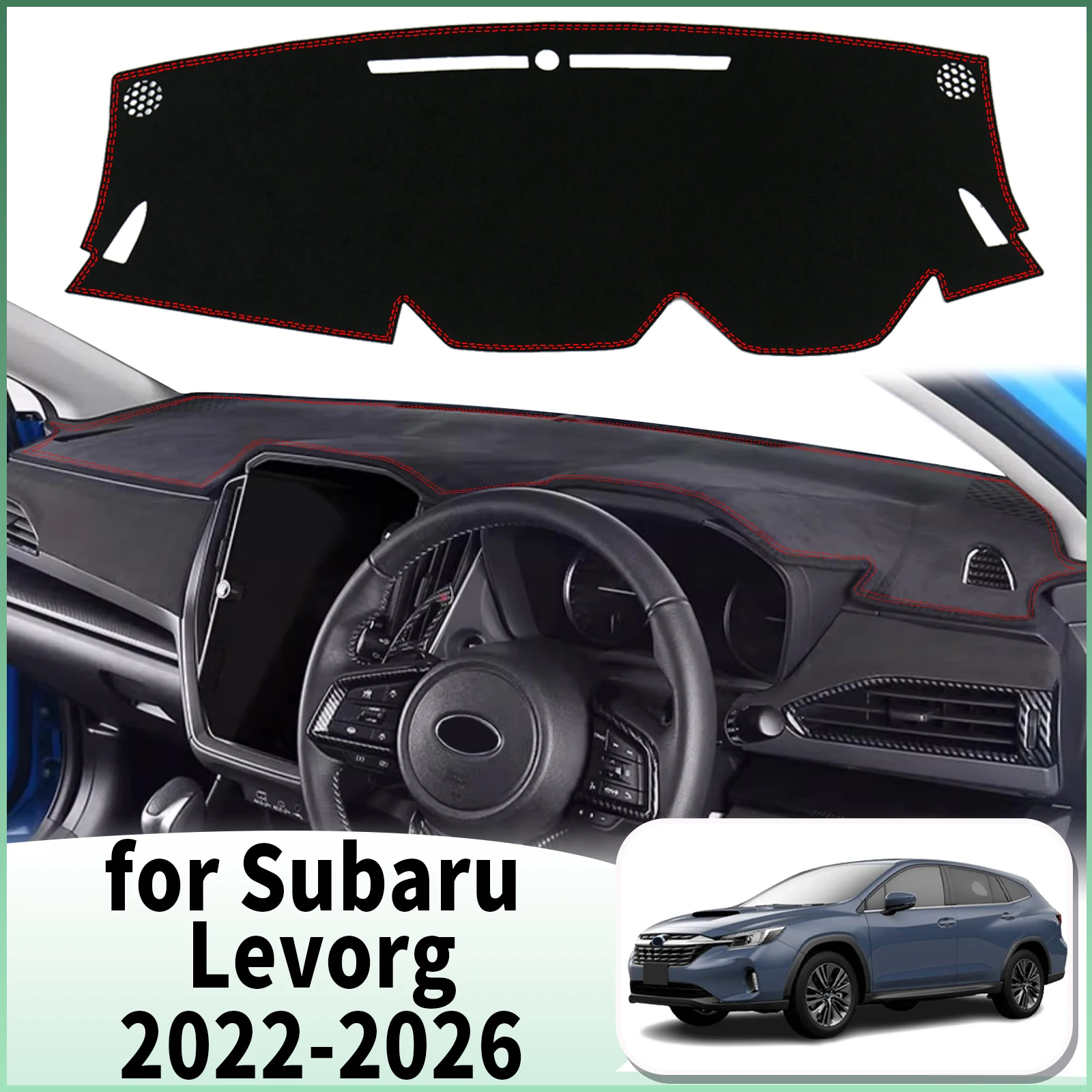 

fit for Subaru Levorg 2022 2023 2024 2025 2026 Dashmat Car Accessories Dashboard Cover Pad DashMat Sunshade Protective Carpet