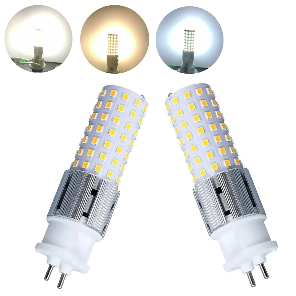 Ultra jasny żarówka kukurydza LED G12 15W AC 85-265V 2835SMD lampa LED 3000K-6000K 96LEDs do garaż W domu oświetlenia 360 °