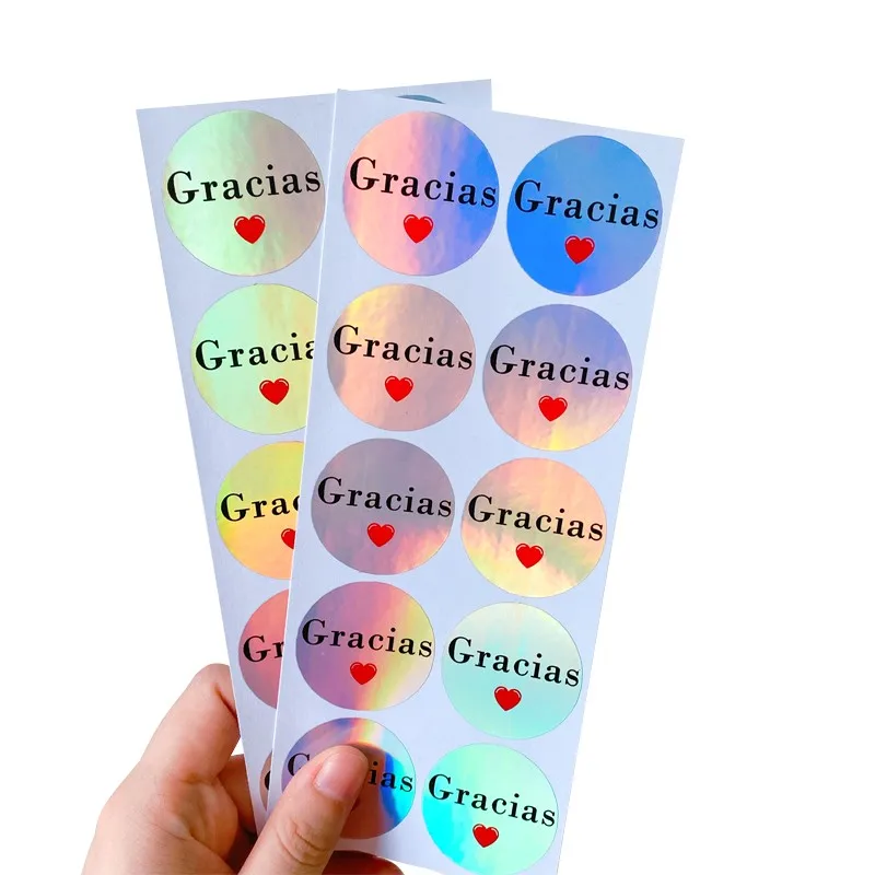 100pcs high-end Simple Merci Thank You Stickers for festival Wedding Stickers Decorative Packaging Labels Stickers Baking Gift