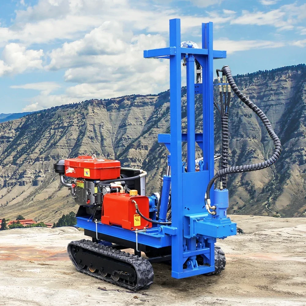 Kleine Mine Air Mining Rock Drill Spreng Loch Crawler Dth Bohr Gerät Maschine Preis Zu Verkaufen