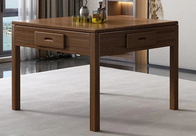 

Modern new Chinese mahjong table, fully automatic household intelligent solid mahjong machine, dual-purpose dining table