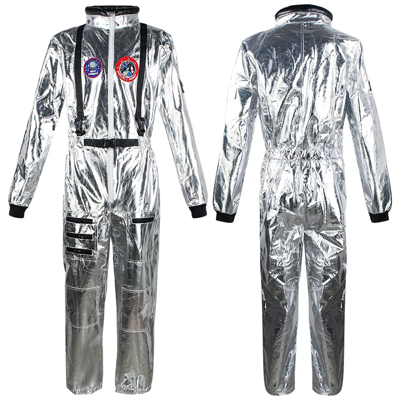 ForeignTrade European and American Adult Men and Women Halloween Coswear Wandering Earth Astronaut Costume Set