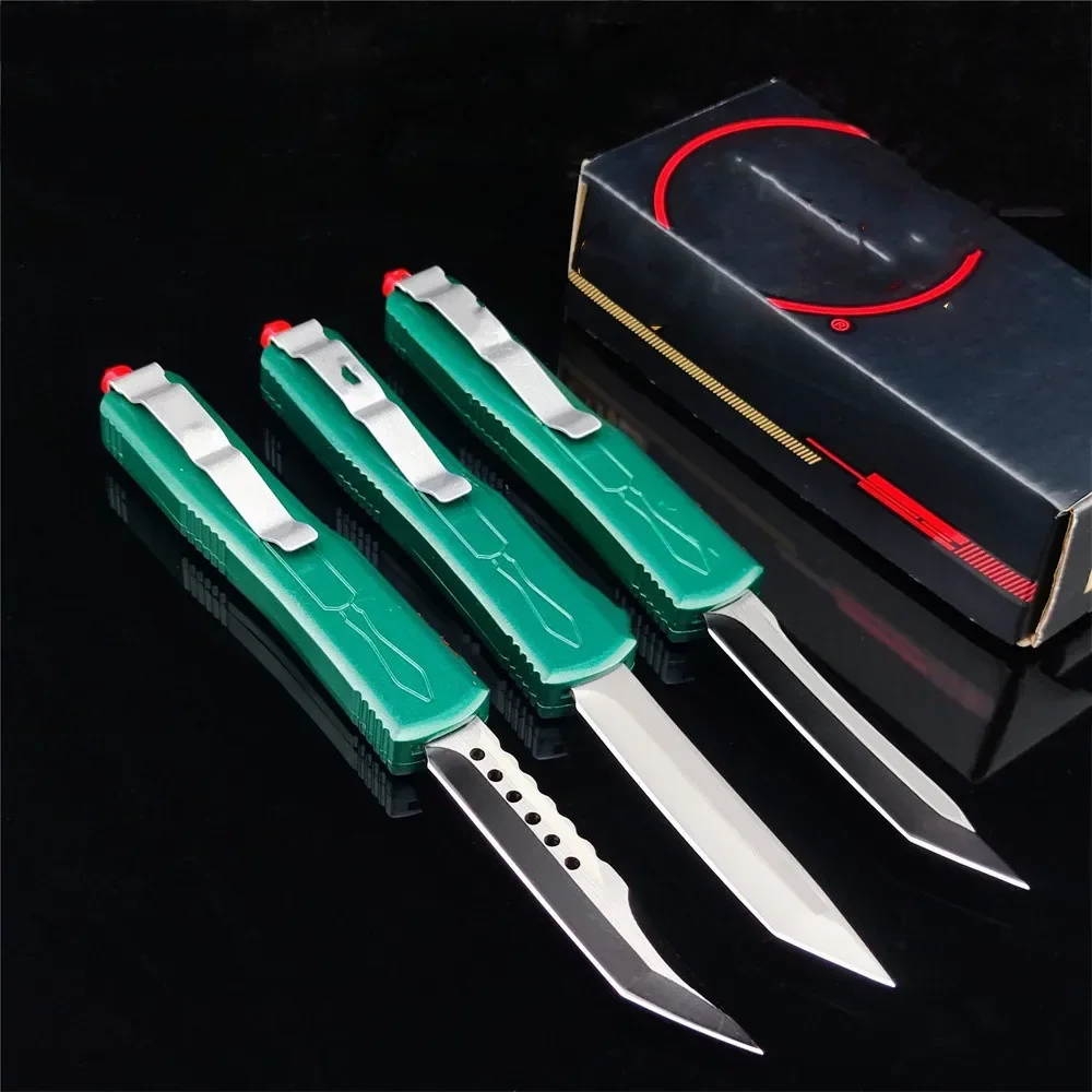 Bounty Hunter AU TO Outdoor Tactical Quick Opening Pocket Knife Hunting Military Knives EDC Survival Self Defense Tool