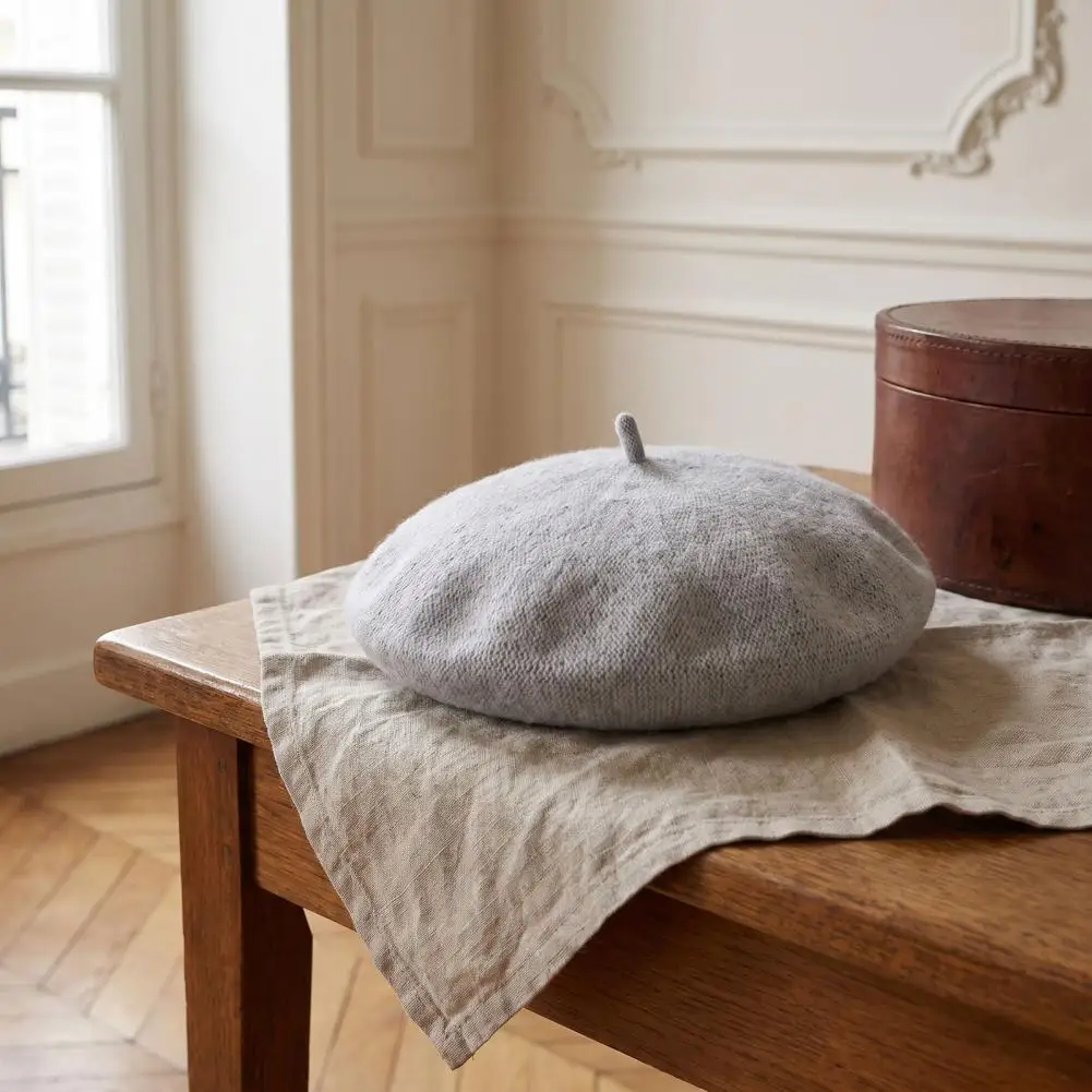 Style Beret for Women Women Beret Hat Cozy Winter Artist Cap Parisian Retro Painter Hat for Travel Café Dating Festival Styling