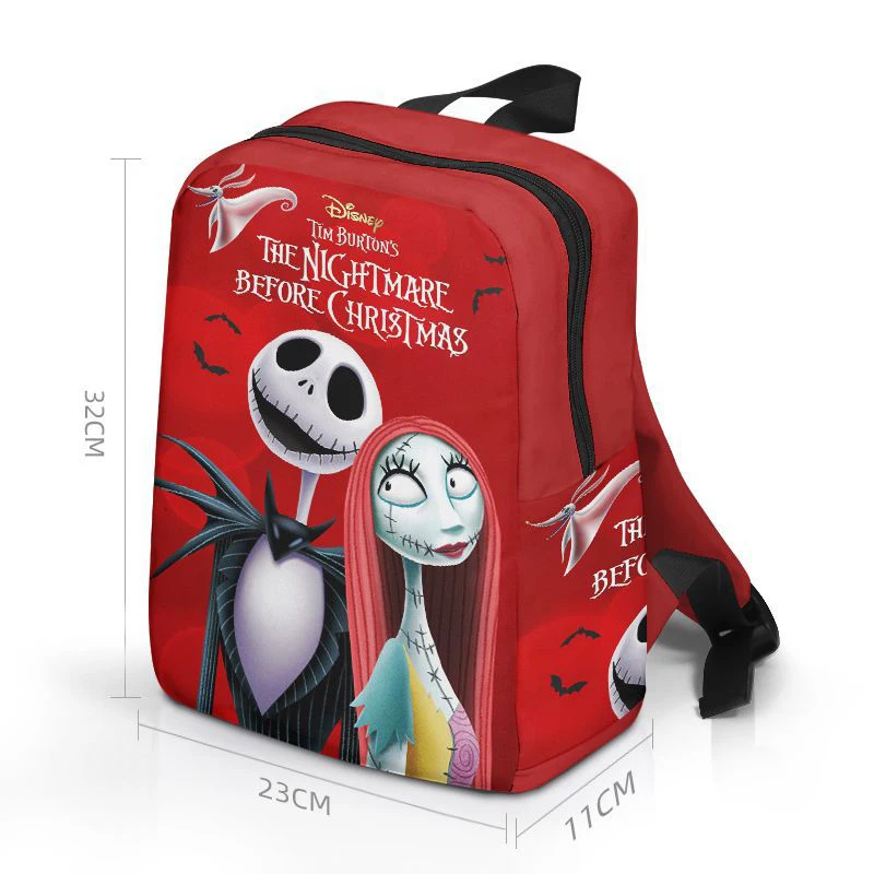 

Disney The Nightmare Before Christmas Jack Sally Print Backpack Fashion Casual Travel Backpack Teen Outdoor Travel Backpack