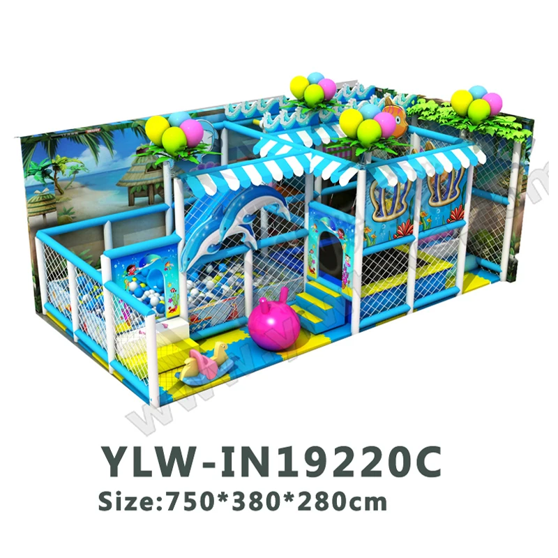 YLWCNN Customized Kiddie Amusement Indoor Playground Ball Game Equipment Baby Paradise Maze