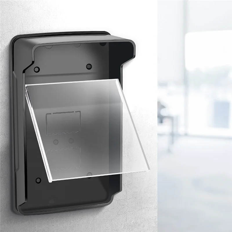 

FEDI-Outdoor Waterproof Cover Rain Proof Shell With Transparent Panel For Access Control System Face Recognition Machines