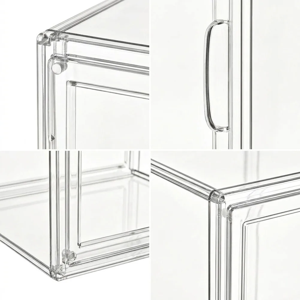 Stackable Tabletop Plant Enclosure With Magnetic Door Indoor Small Plant Shelter For Small Young Plant Cultivation Home Garden