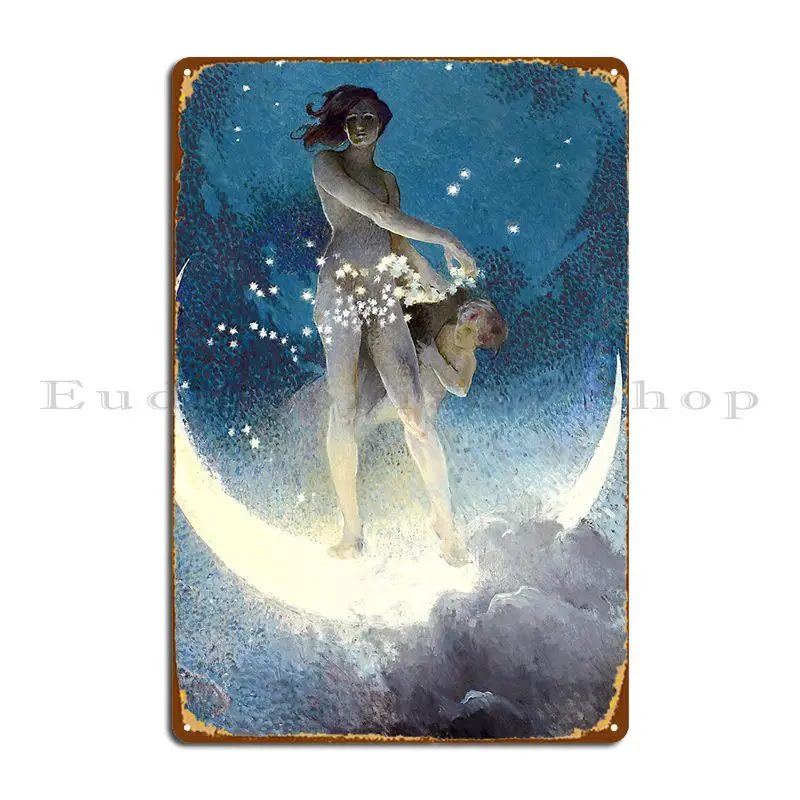 Celestial Artwork Poster Metal Plaque Poster Wall Mural Funny Printed Rusty Pub Plates Tin Sign Poster