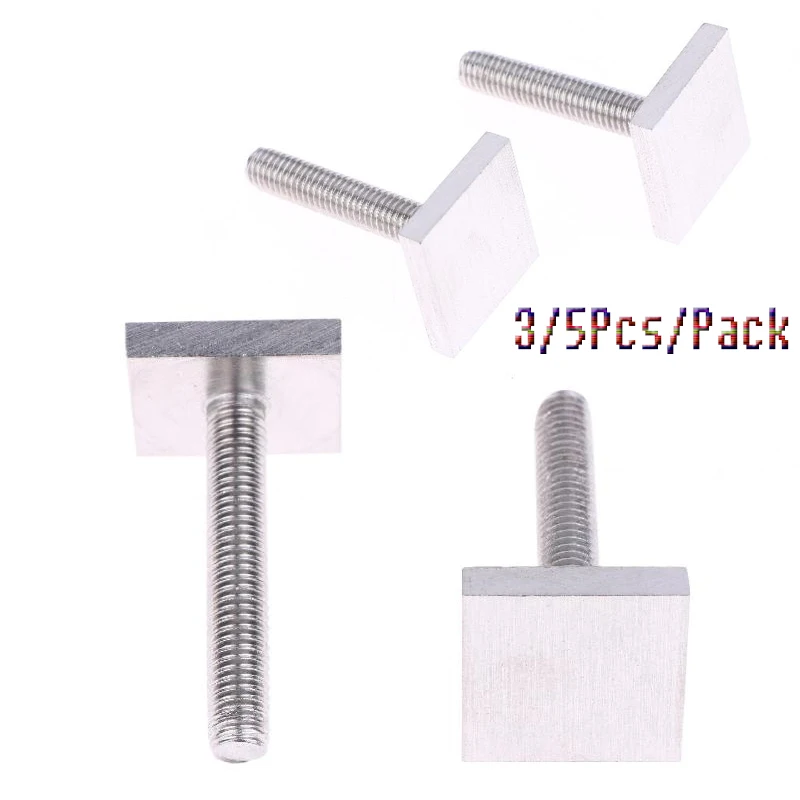 AliExpress SHIDWJ 3/5Pcs Stainless Steel M6*35mm 20X20mm T-Bolts Fit For Thule Free Ride 532 T Track Roof Mount Cycle Carrier Screws Studs Bolt