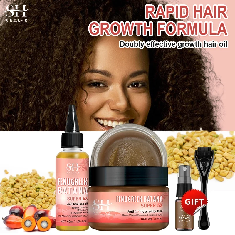 Hot Super 5x Chebe Batana  Hair Growth oil butter  Rosemary oil  Anti Hair Loss Fast Regrowth Thicken Oils Hair Growth Products