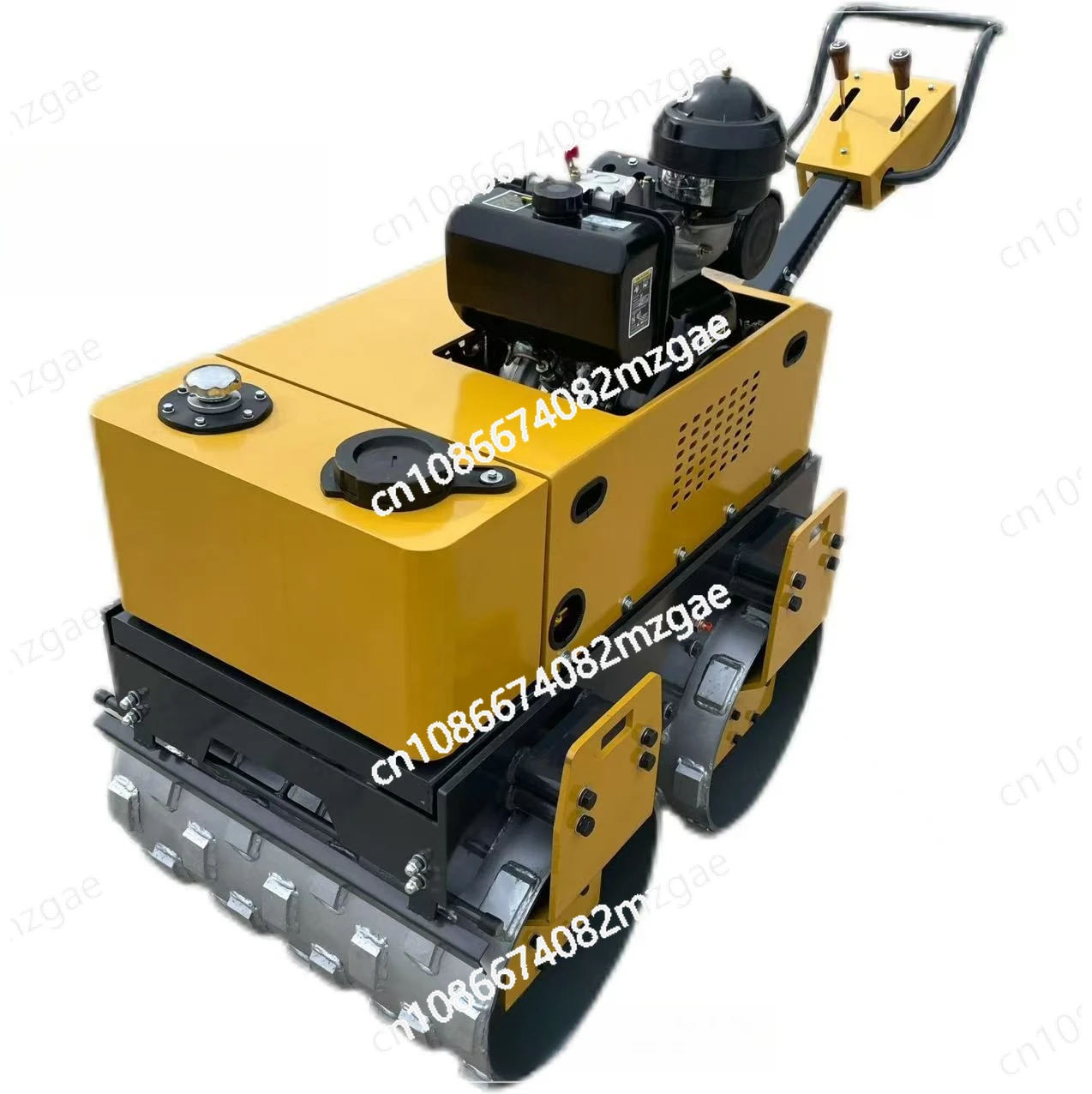

Mini Hand-Powered Dual Steel Wheel Cam Road Roller with Vibration Compaction YDL-TS700 YDL-S700