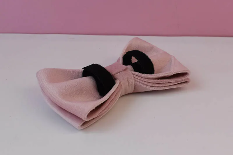Hellrosa Samt-Hundehalsband und Leinen-Set für Hunde, individuell graviertes Namensschild, Haustierbedarf, Hundeleine, Velvet36 – Detail 10