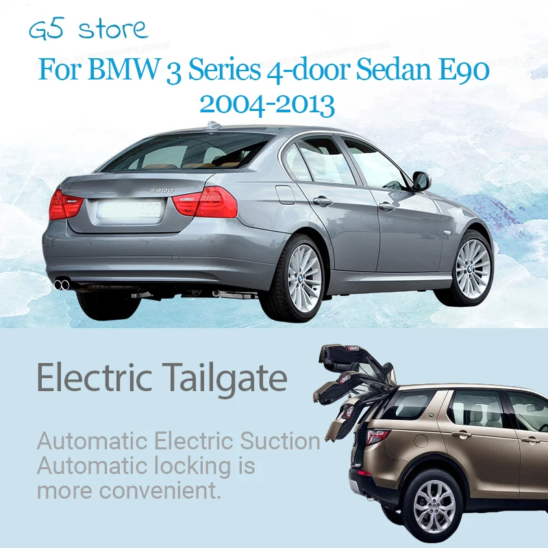 Modification of Anti-pinch Electric Tailgate Automatic Trunk of Vehicle For BMW 3 Series 4-door Sedan E90 2004-2013