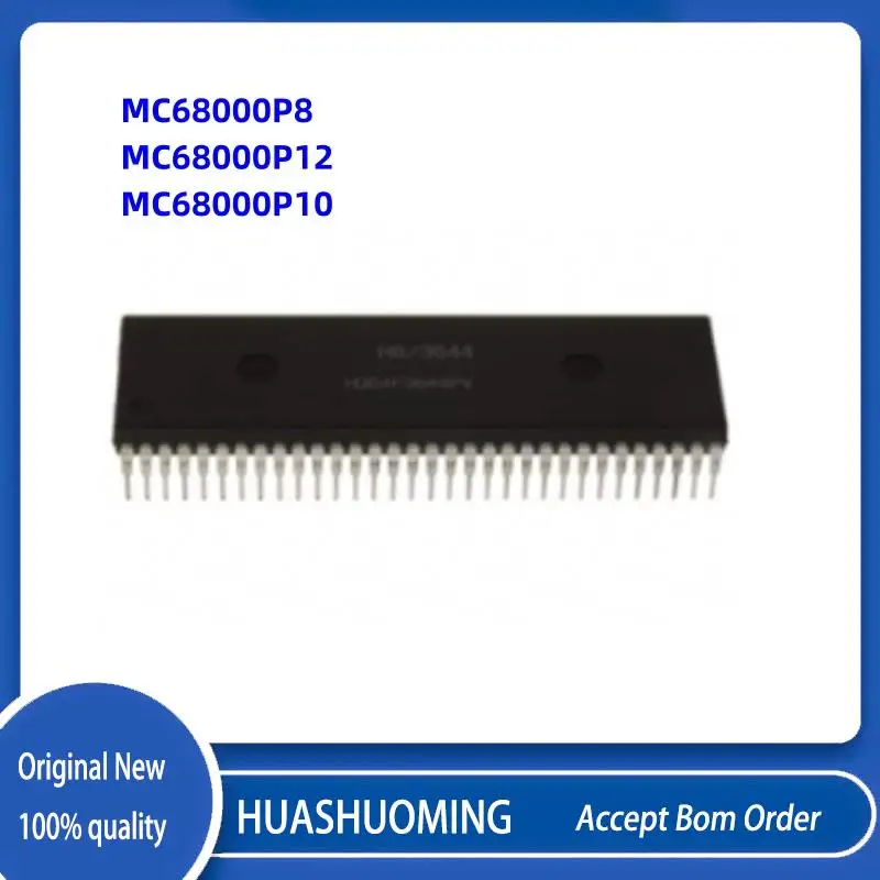 5Pcs/Lot MC68000P8 MC68000P12 MC68000P10 MC68000 DIP64