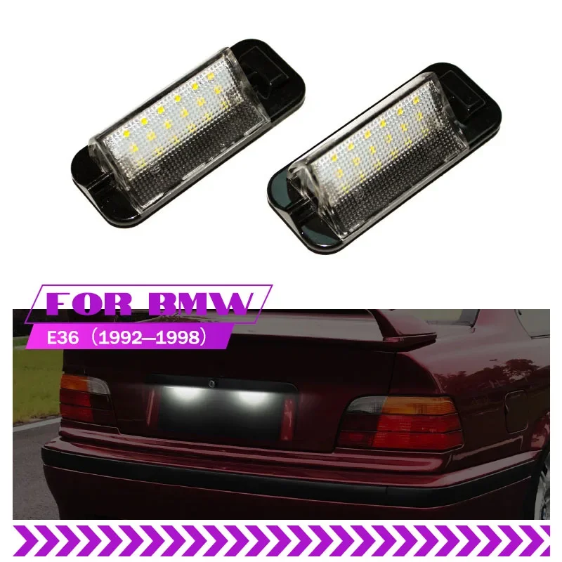 

For BMW E36 318i 318is 318ti 325i M3 1992-1998 Car License Number Plate Light Lamp Assembly
