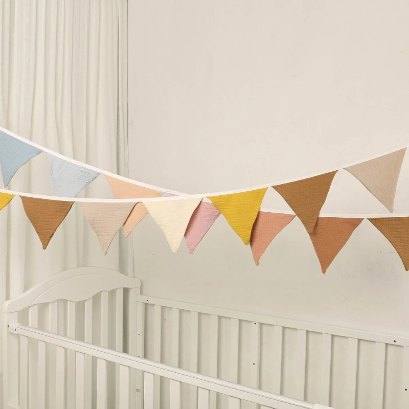 

Newborn Photo Props Pennant Banners Baby Photoshoots Backdrop Nursery Decoration