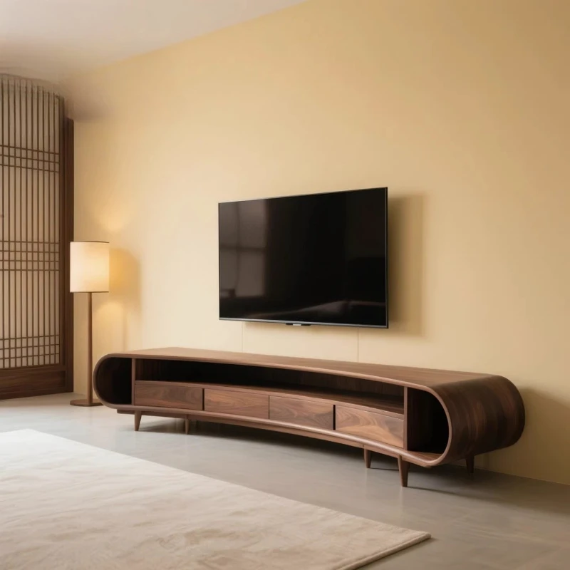 

Unique Vintage Brown Tv Cabinet Luxury Oak Classic Wooden Solid Modern Tv Cabinet Living Room Center Fernseher Tisch Furniture