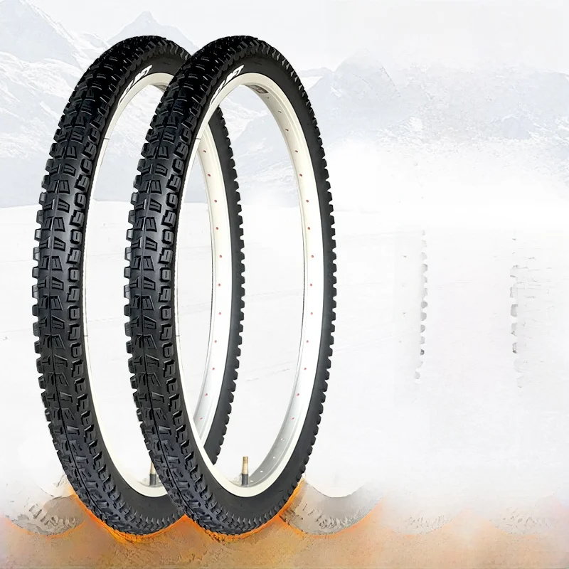 

CST Chengxin 26 Inch Mountain Bike Tire Lightweight Large Flower Pattern Bicycle Outer Tire for Off-Road Cycling