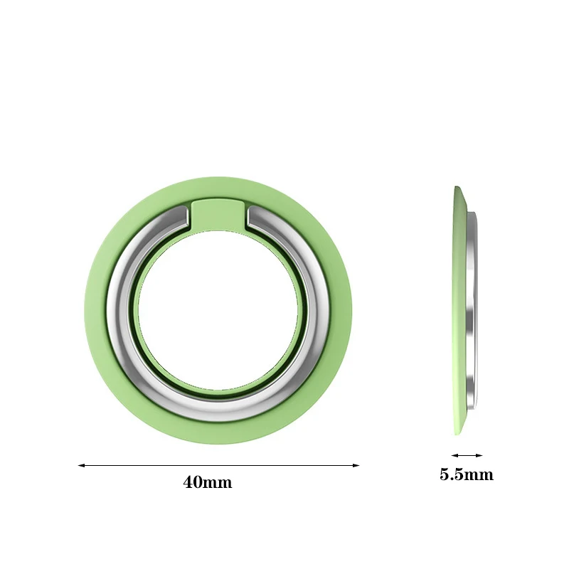 Luxury Universal Magnetic Finger Ring Holder Rotatable Mobile Phone Stand Grip Back Sticker Bracket Compatible All Mobile Phones