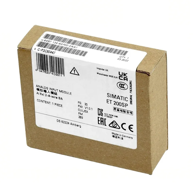 New Brand New Original 6ES7134-6GF00-0AA1 Analog Input Module  Programmable Controller