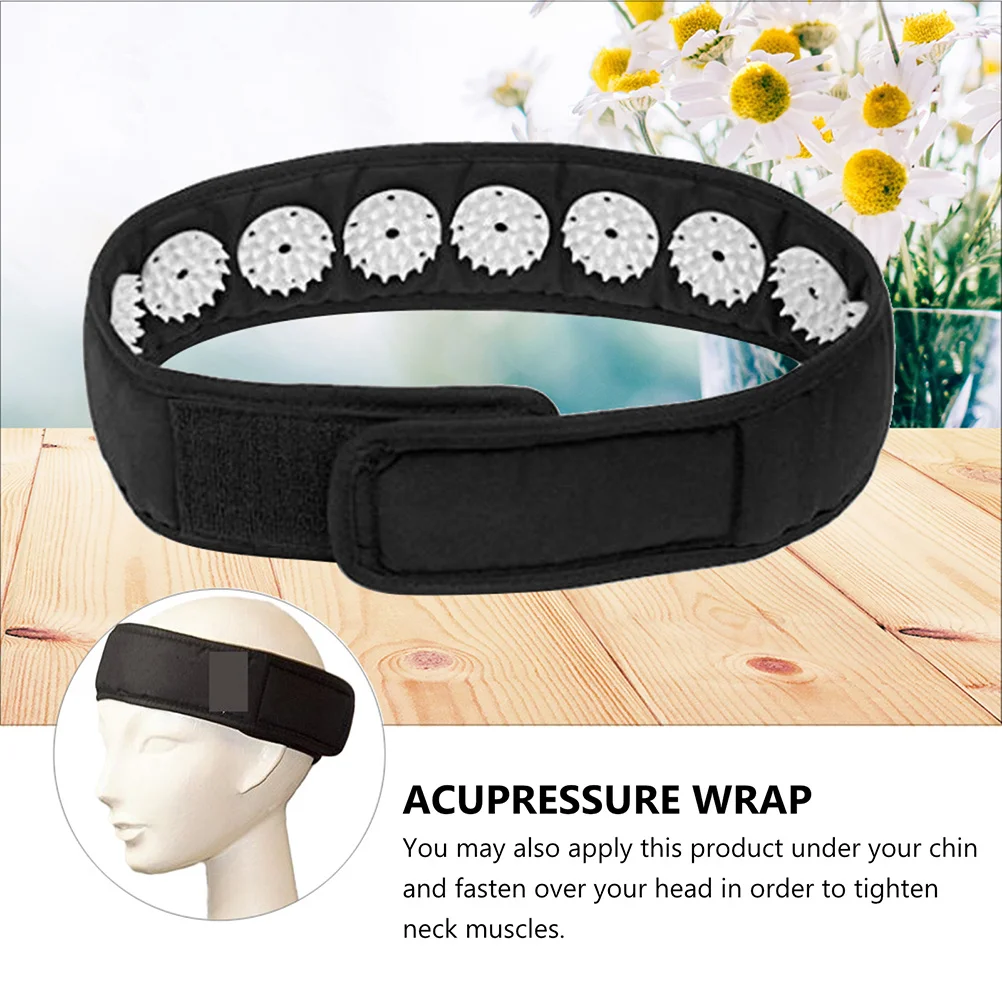 

2pcs Acupressure Headband Massage For Tension Relief Stress Reduction Improved Circulation Skin Lift Up