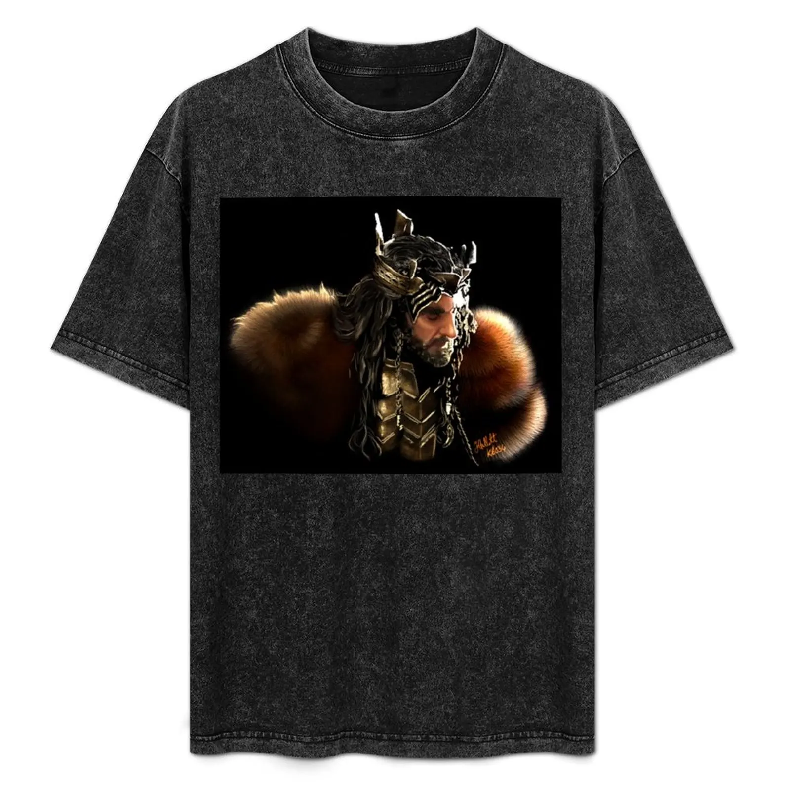 

Thorin Oakenshield, King under the Mountain T-Shirt Work Short Sleeve Cotton Top