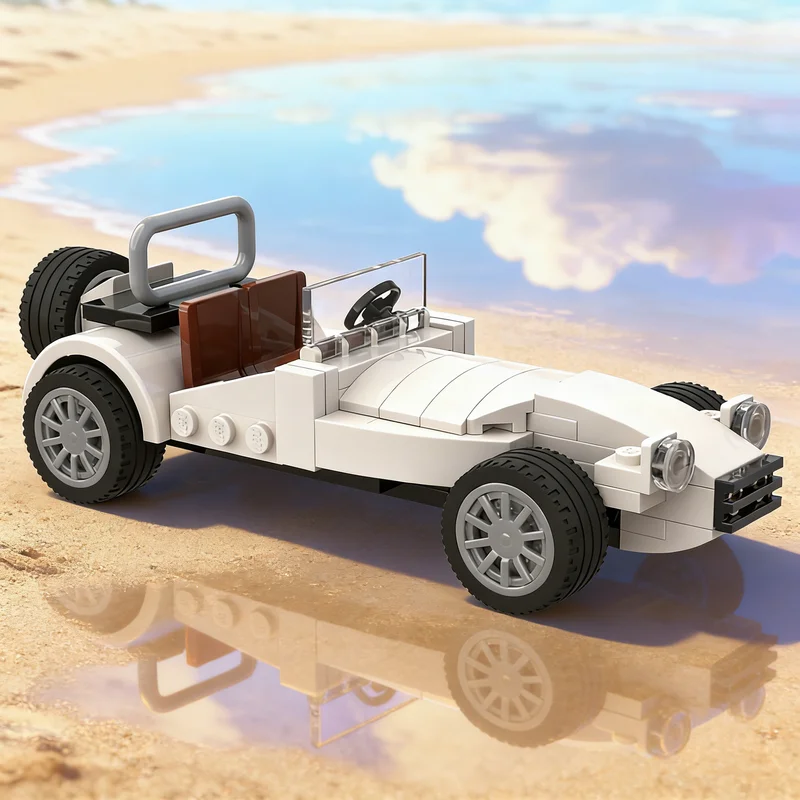 102pcs MOC Caterham Super Seven Racing Car Display Building Blocks Creative Kit Collector Series Challenge Toy Gift For Adults