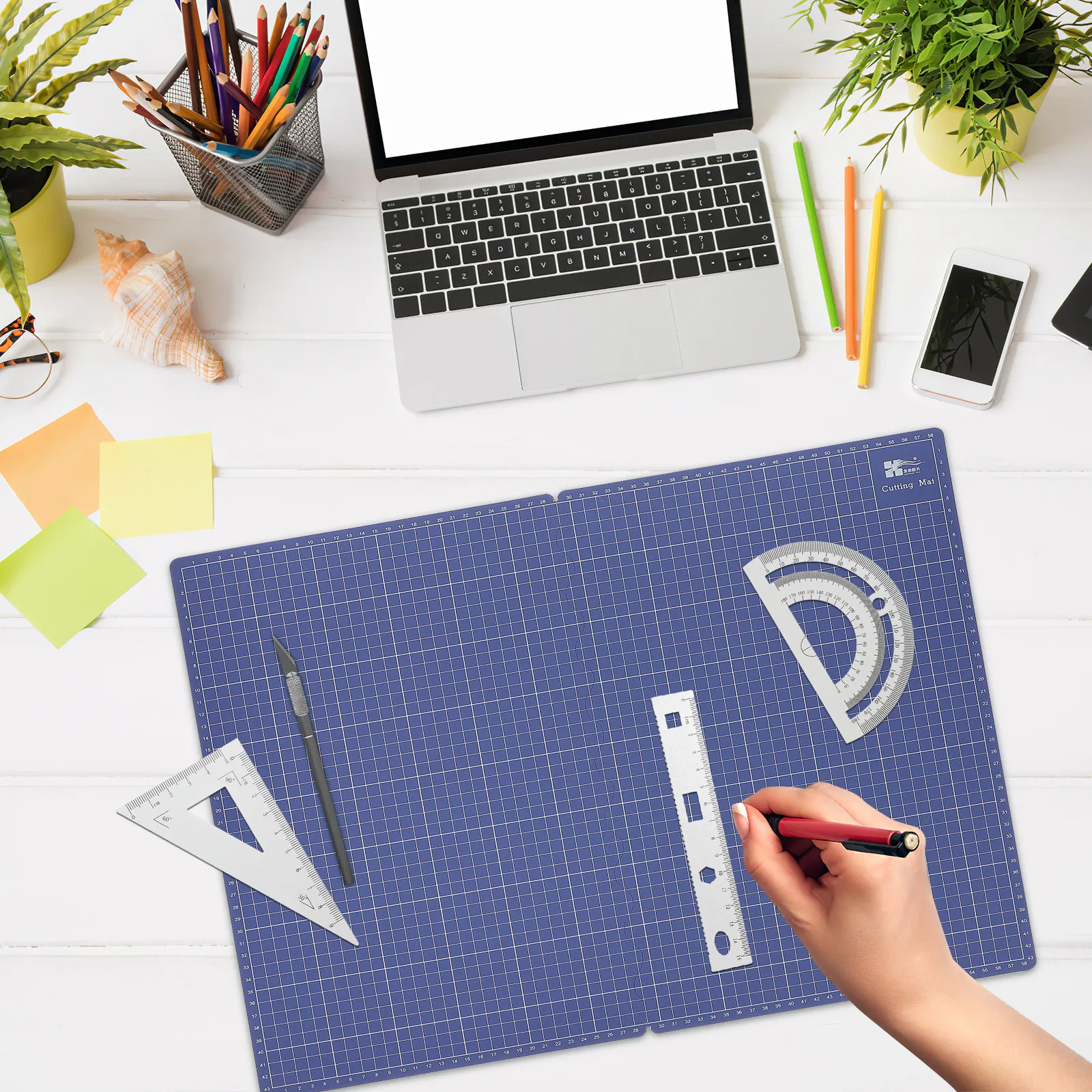 

Professional Folding Cutting Mat Self Healing Durable Sewing Quilting Scrapbooking Portable Craft Cutting Board for Handicrafts