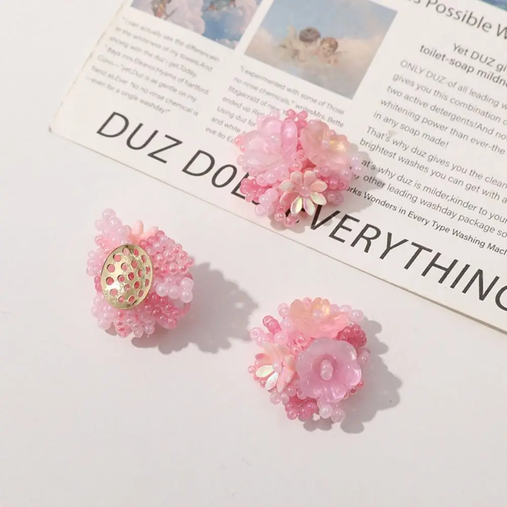 3D Design Flower Patches Non Slip Sturdy DIY Buckle Shoe Flower Decoration Exquisite Beaded Wholesale Pack Beaded Applique