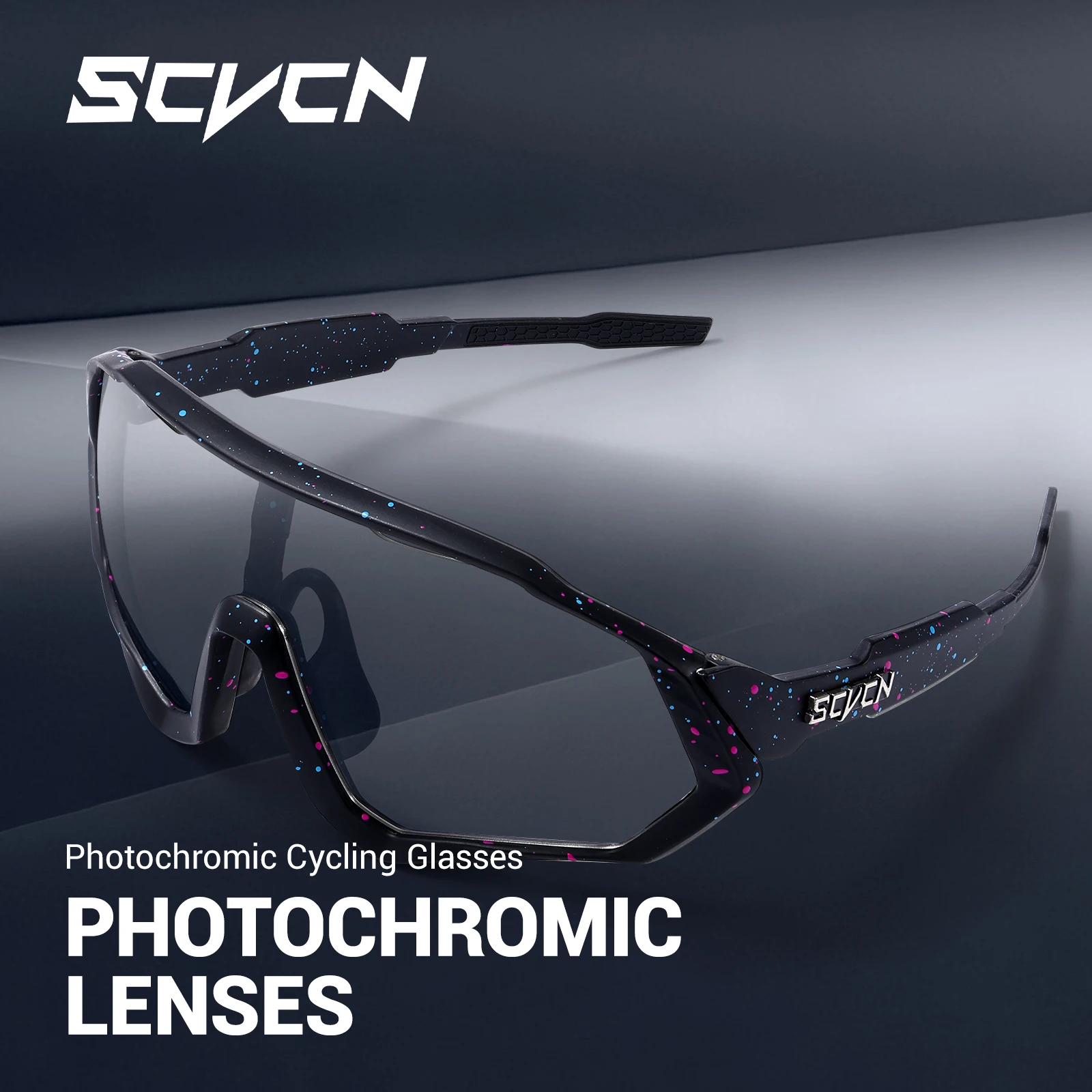 

SCVCN Photochromic Cycling Glasses Bicycle for Outdoor Sports Sunglasses MTB Road Goggles Bike Eyewear Men Women Cycl Equipment
