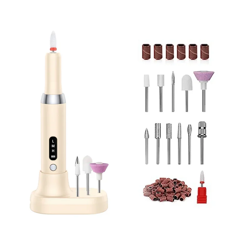 الكهربائية طلاء الأظافر لقمة ثقب الأظافر المهنية طحن تلميع إزالة الجلد الميت الفن الرملي ملف القلم آلة أظافر #2