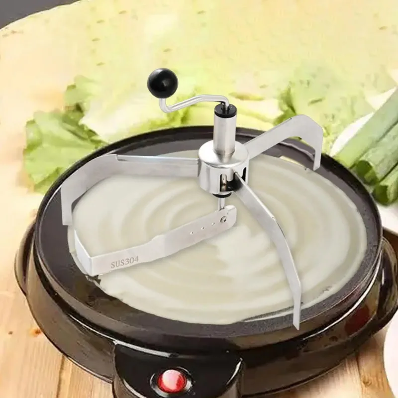 Crepe Spreader Pastry Tool Kitchen Gadgets Egg Pie Making for Burritos Taco Tortilla Batter Restaurant Kitchen Dining Room