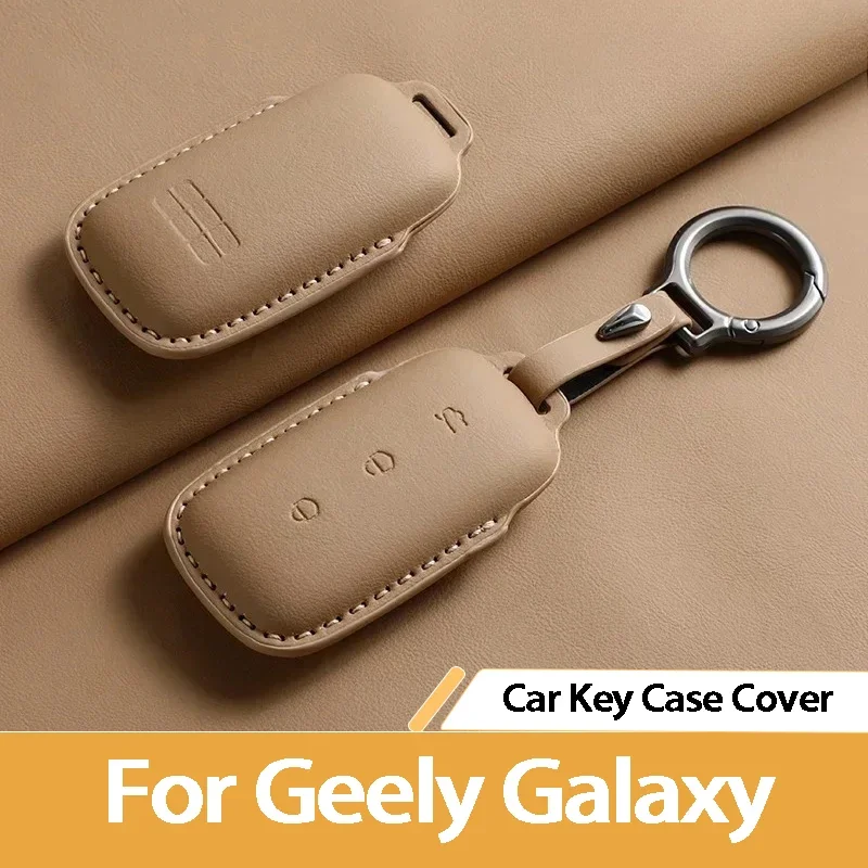 For Geely Galaxy L6 L7 E5 E8 Starship 7 Starray EM-i EX5 3 Original Car Color Car Key Case Cover Protector Shell