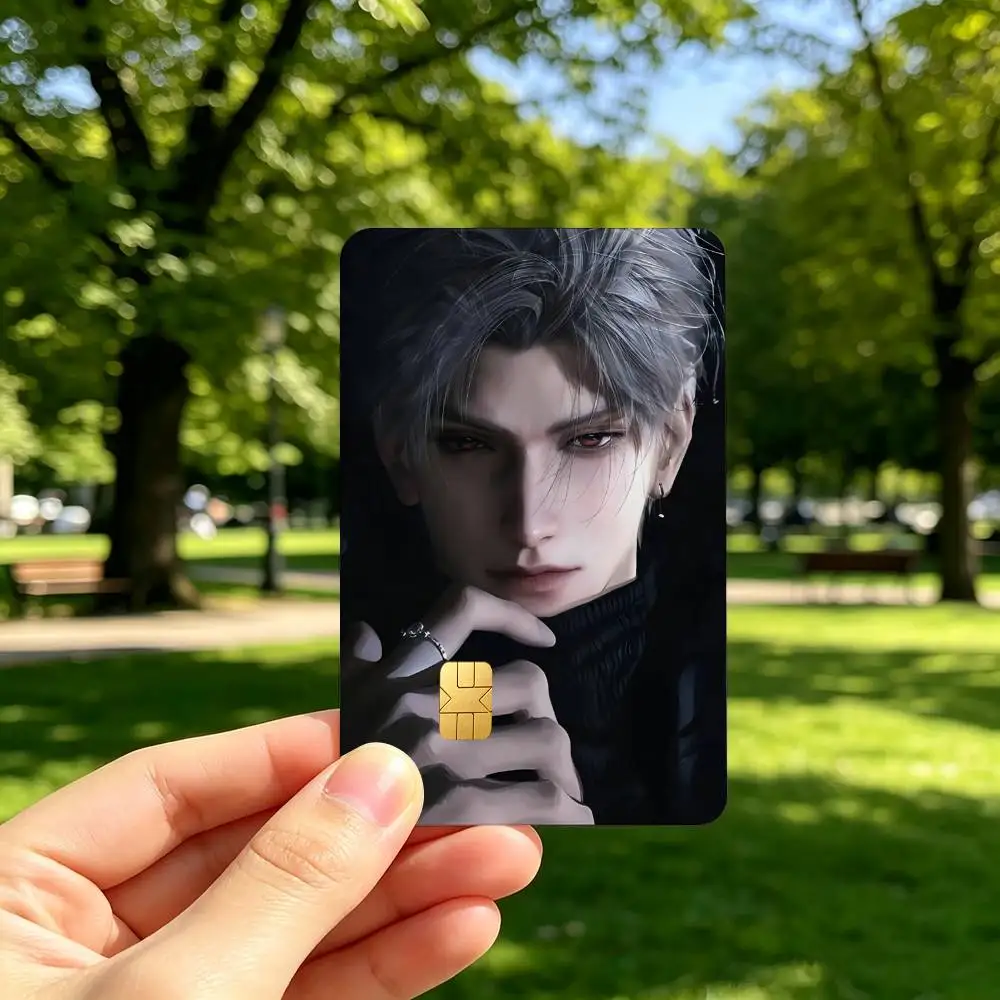 Handsome S-Sylus Qin Che 1Set 4Pcs Waterproof Card Skin Stickers for Credit Bus IC Cards