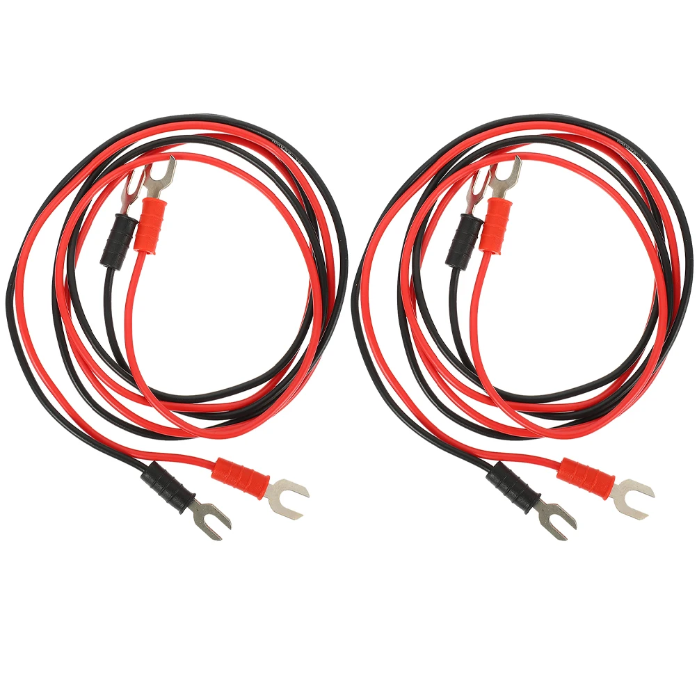 

4pcs U-Shaped Dual-Head Test Leads Copper PVC Connecting Wires Insulated Phonograph Turntable Ground Cable DJ Accessories