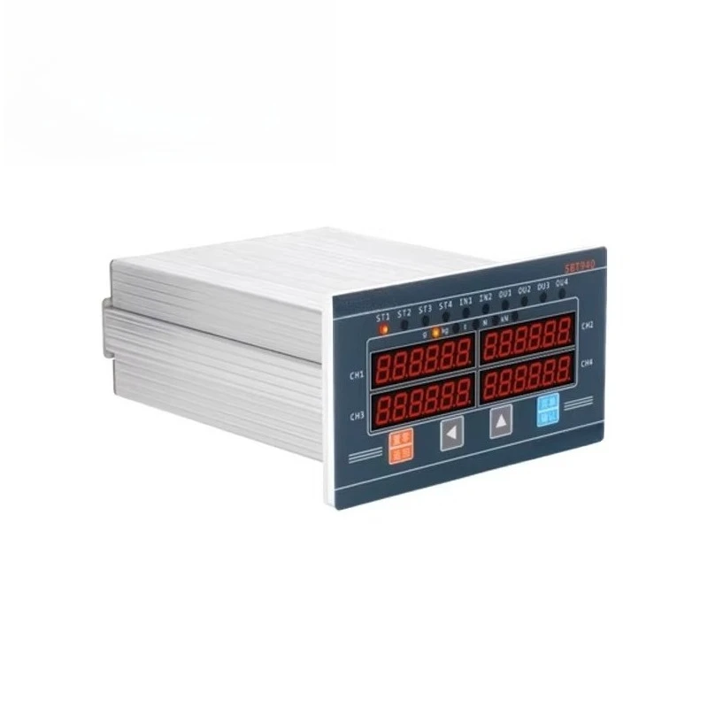 Compatible with 4-channel Resistance Strain Sensors, Simultaneous 4-way Analog Output with RS485/RS232 Communication