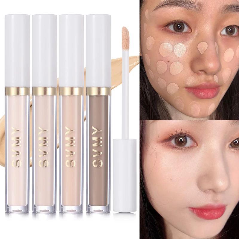 High Covering Oil Control Matte Liquid Concealer Invisible Pores Coverage Dark Circles Acne Mark Foundation Face Makeup Cosmetic