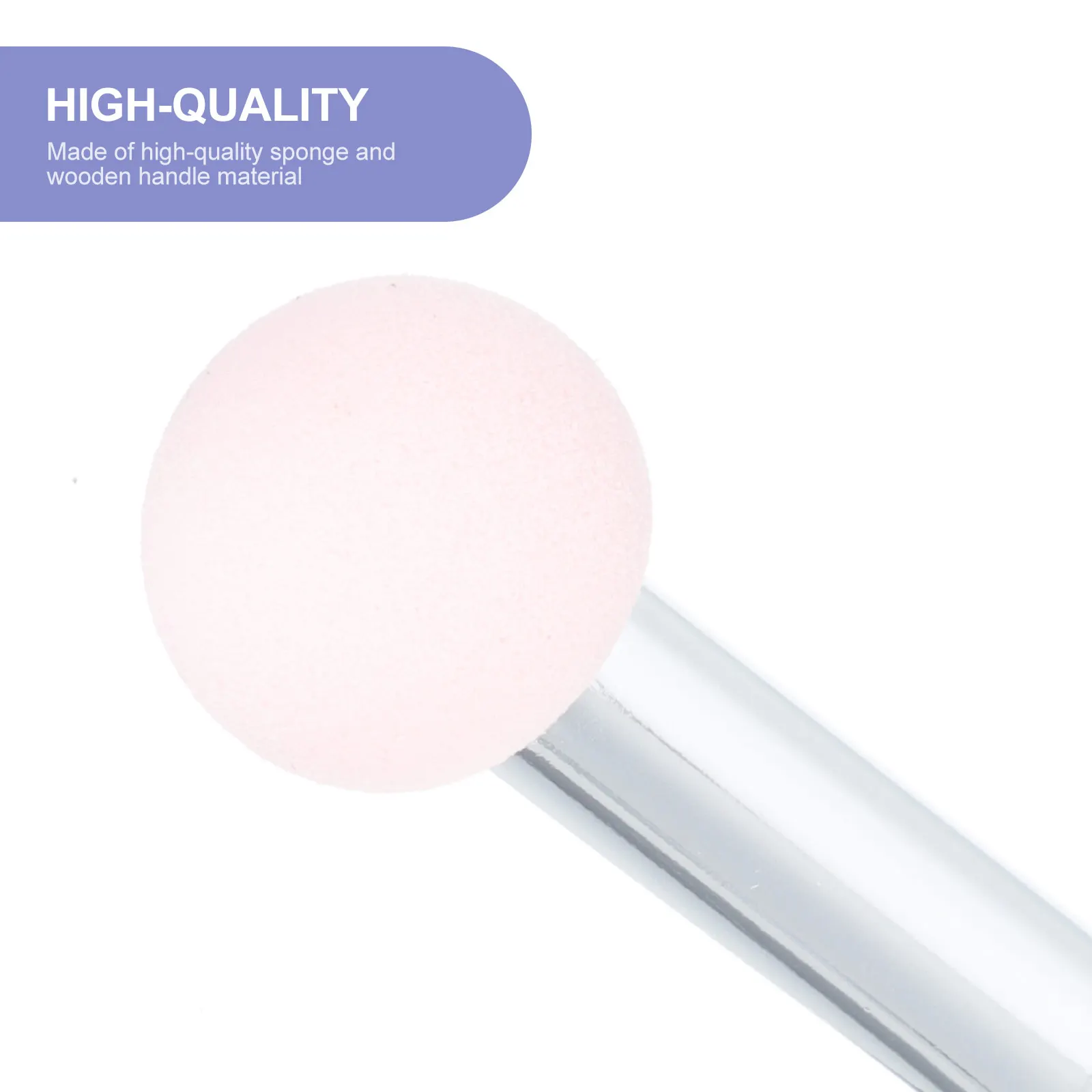 

5pcs Concealer Brushes Sponge Head Brushes Wooden H Dry Wet Using High Quality Travel Makeup Tools Powder