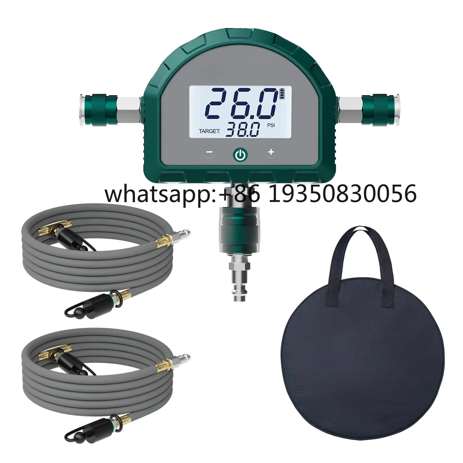 4 Way Tire Inflation & Deflation Hose Kit, Auto Shut Off Air up & Down System, Air Pressure Controller Fits up to 155