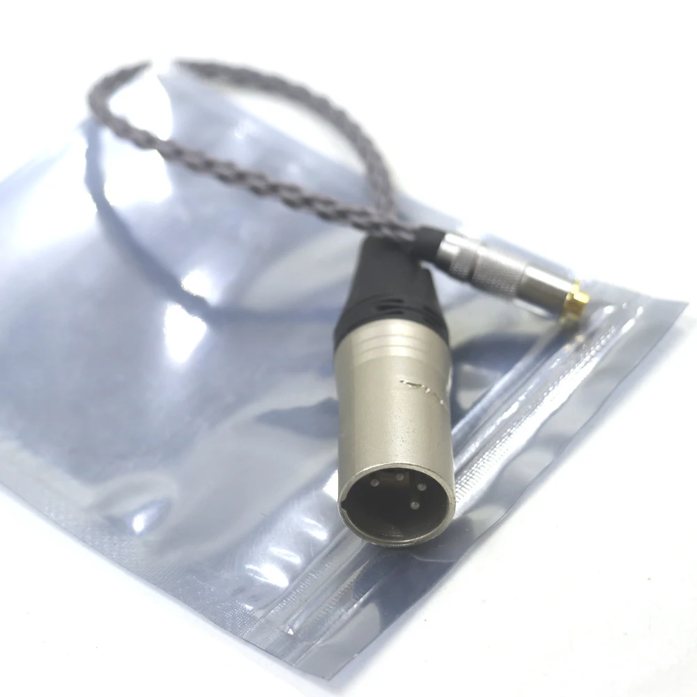 كابل محول صوتي متوازن من XLR من الذكور إلى الإناث ، 7N OCC ، 4Pin ، من من من نوع XLR ، موصل TRRS