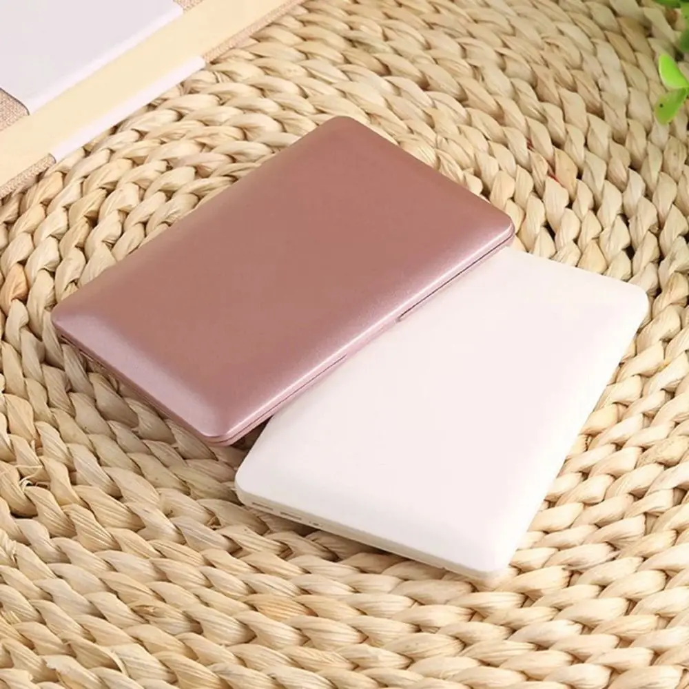 Taschen-Laptop-Mini-Make-up-Spiegel, Glasvergrößerungs-Taschenspiegel, kompakter tragbarer Klappspiegel für Damen und Mädchen